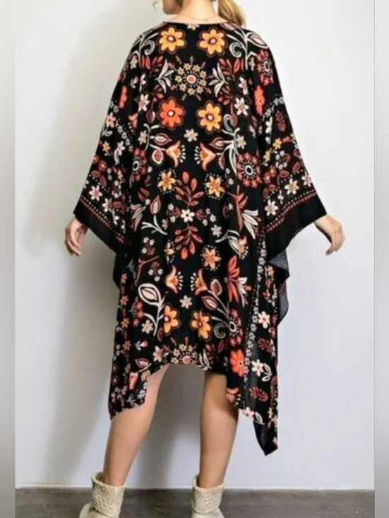 Easel All I Need Flowy Kimono - Picture 6 of 13